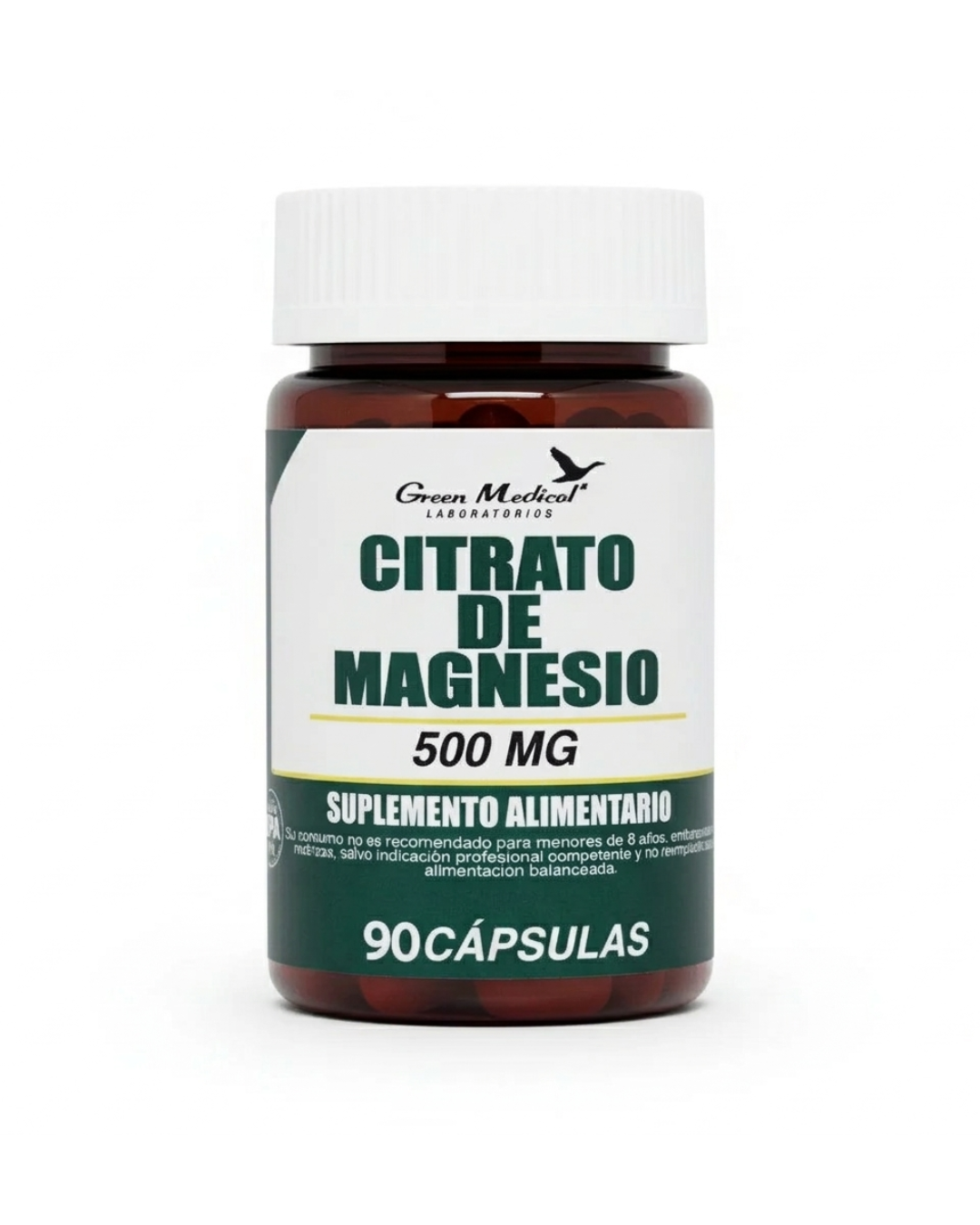 Citrato de Magnesio Cap 500 mg x 90 Green Med