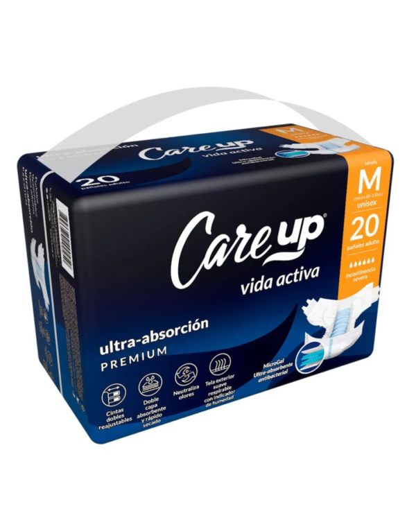CARE UP PAÑAL ADULTO M X 20 UND