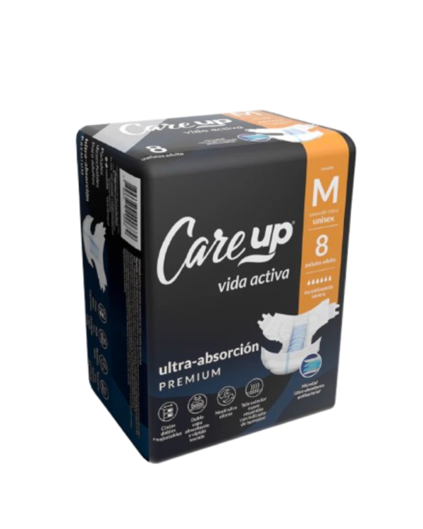 28 CARE UP PAÑAL ADULTO M X 8 UND