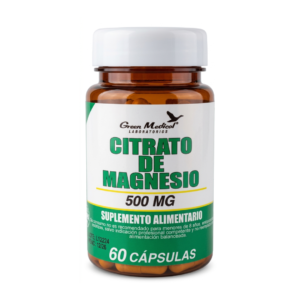 Citrato de Magnesio Cap 500 mg x 60 Green Medical