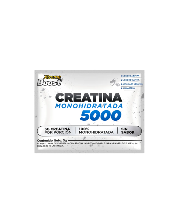 5 CREATINA XTREME BOOST SBRE 5 GR SIN SABOR X 20 SACHETS