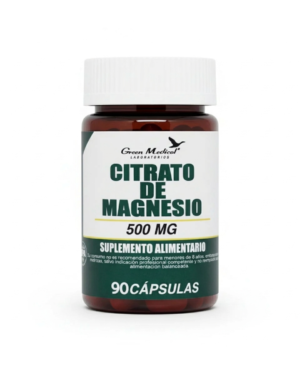 Diseño sin título (55) CITRATO DE MAGNESIO CAP 500 MG X 90 GREEN MED