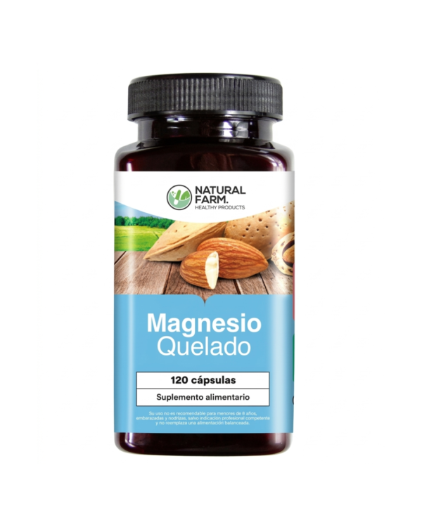 MAGNESIO QUELADO CAP X 120 NATURAL FARM