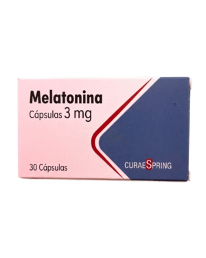 MELATONINA CAP 3 MG X 30 MDC