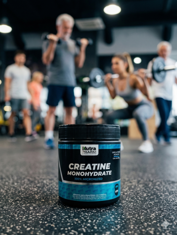 CREATINA MONOHIDRATO 100% MICRONIZADA DE ALTA PUREZA