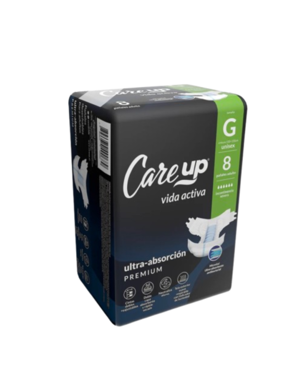 CARE UP PAÑAL ADULTO G X 8 UND