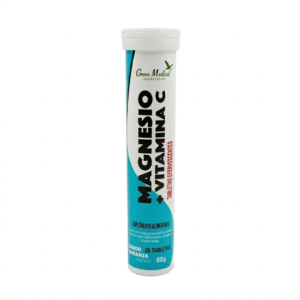 Magnesio + Vitamina C tableta efervescente x 20 Green Medical