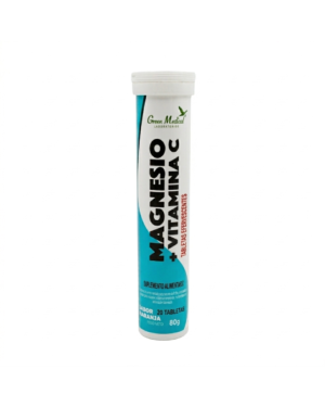 Magnesio + Vitamina C tableta efervescente x 20 Green Medical