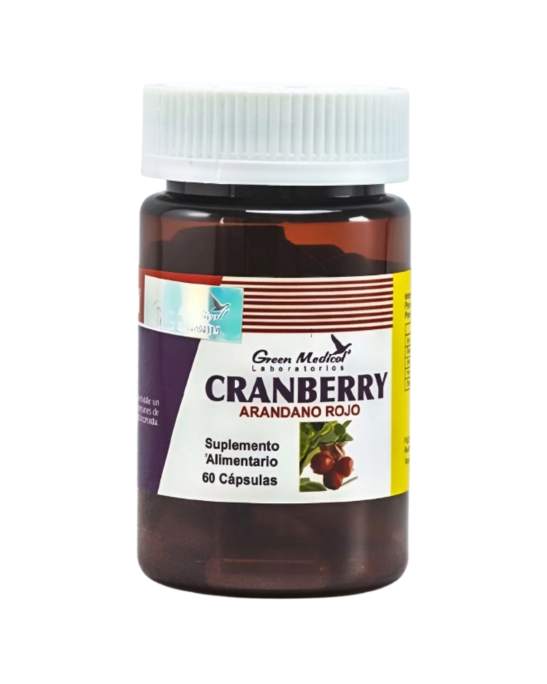 Cranberry Cap x 60 Green Medical