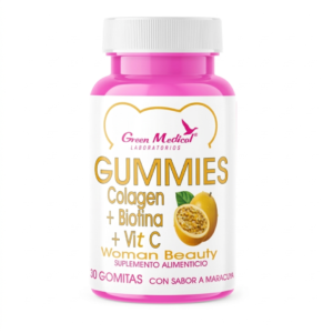 Gummies Colágeno Biotina y Vit C gomitas x 30 Green Medical