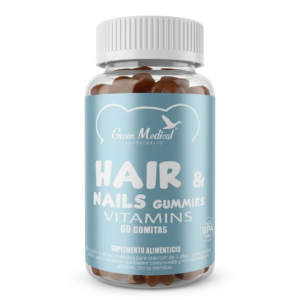 Hair & Nails Gummies x 60 Green Medical