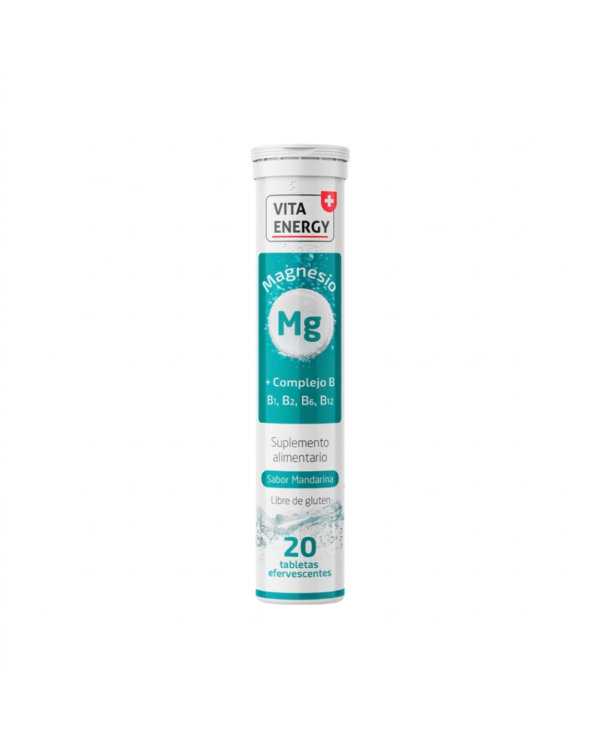 magnesio Magnesio + Complejo B tabletas efervescentes x 20 unidades - Vita Energy