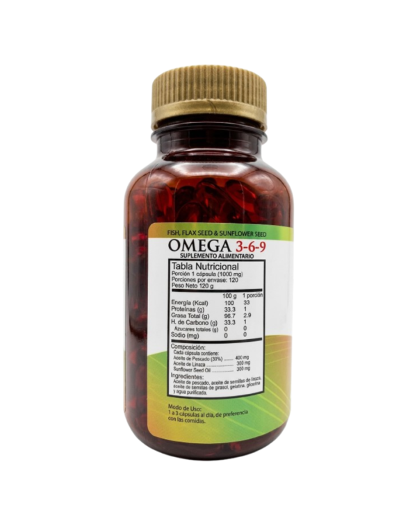 Omega 3-6-9 Cap x 120 Green Medical - foto 2