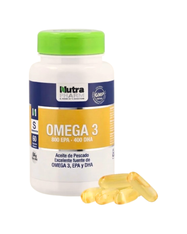 Omega 3 EPA 800/400 DHA x 60 cápsulas Nutrapharm