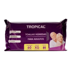 Toalla húmeda adulto x 60 und Tropical