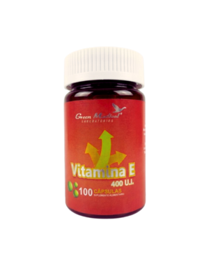 Vitamina E cápsulas blandas 400 mg x 100 Green Medical