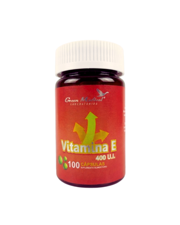 Vitamina E cápsulas blandas 400 mg x 100 Green Medical
