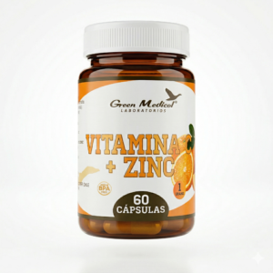 Vitamina C + Zinc 1 gr Cap x 60 Green Medical