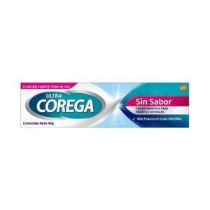 Crema Adhesiva Ultra Corega Sin Sabor 40g