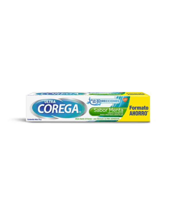 70 MENTA Crema Adhesiva Ultra Corega Sabor Menta 70g