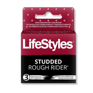 Condones LifeStyles Studded Rough Rider x3