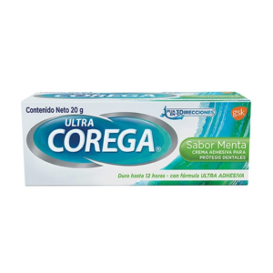 Crema Adhesiva Ultra Corega Sabor Menta 20g