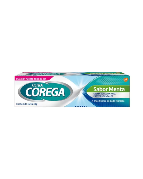 MENTA COREGAAA Crema Adhesiva Ultra Corega Sabor Menta 40g