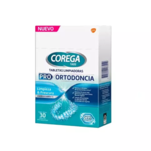 Tabletas Limpiadoras Corega Tabs Pro Ortodoncia x30