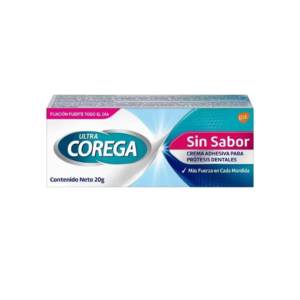 Crema Adhesiva Ultra Corega Sin Sabor 20g