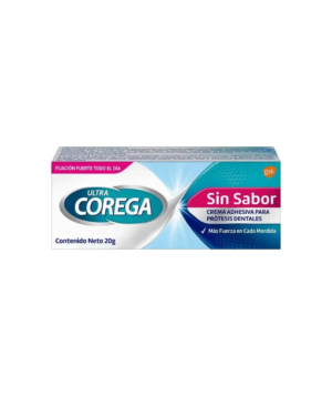 Crema Adhesiva Ultra Corega Sin Sabor 20g