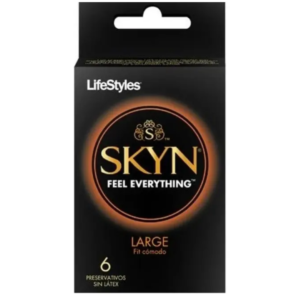 Condones LifeStyles SKYN Large x6