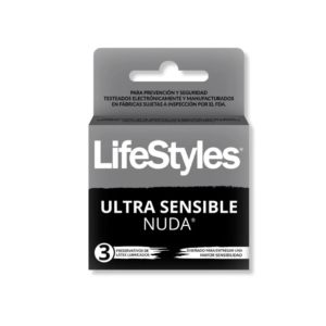 Condones LifeStyles Ultra Sensible Nuda x3
