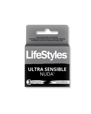 Condones LifeStyles Ultra Sensible Nuda x3