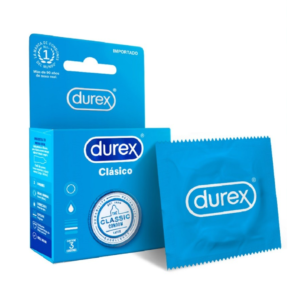 Condones Durex Clásico x3