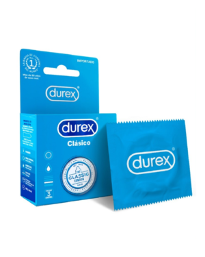 Condones Durex Clásico x3